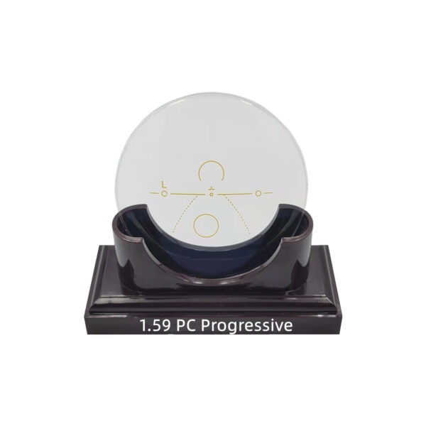 1.59 PC Progressive Photo Gray Blue Block Lens